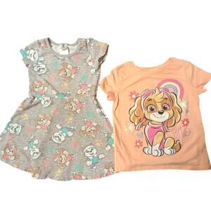 Paw Patrol Dress and T-Shirt Skye and Everest